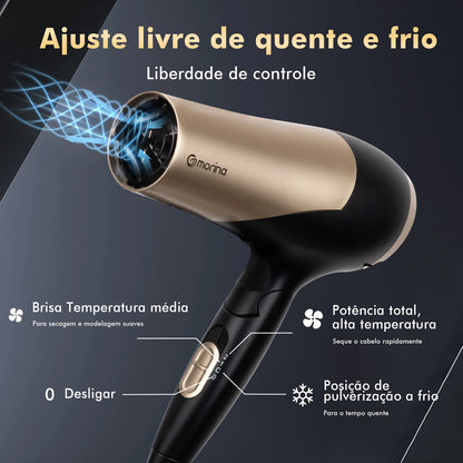 Secador de Cabelo profissional Hair dryer,  220V 110V