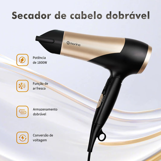 Secador de Cabelo profissional Hair dryer,  220V 110V